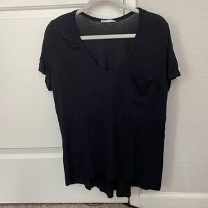 Lush Black Pocket T-Shirt // Size Medium